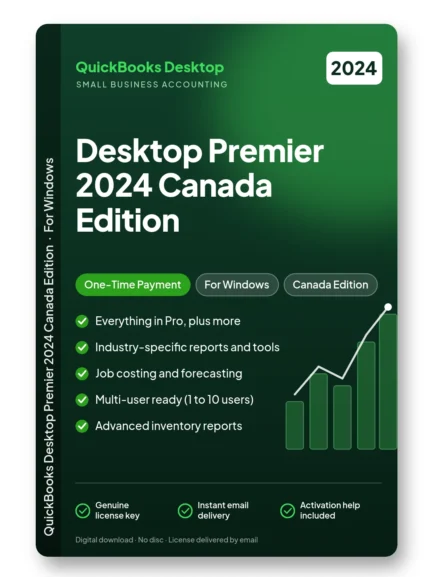 Quickbooks Desktop Premier 2024 Canada Edition – One-Time Payment