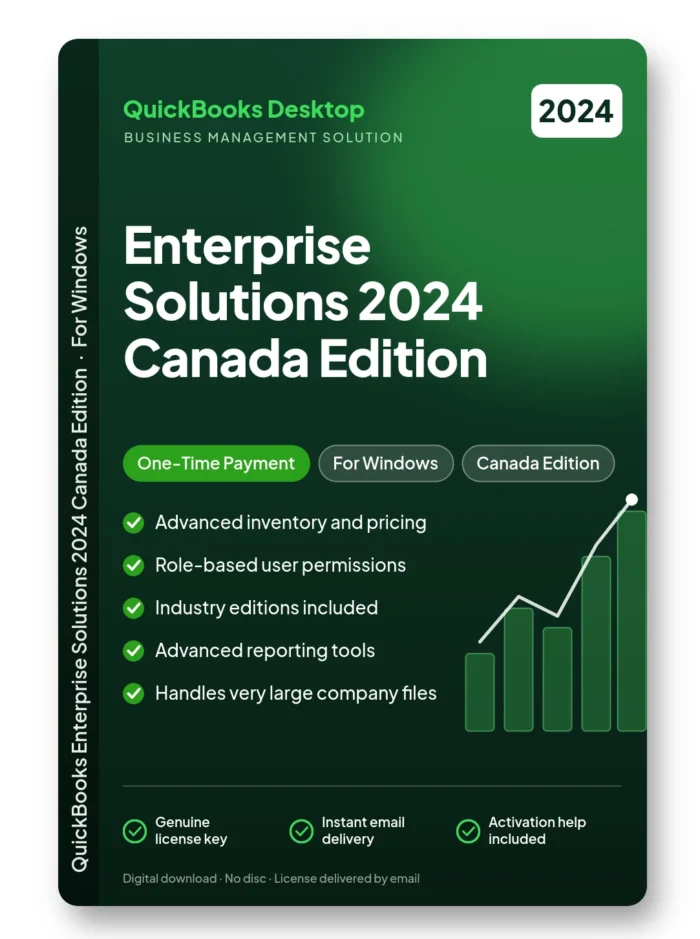Quickbooks Enterprise Solutions 2024 Canada Edition – One-Time Payment